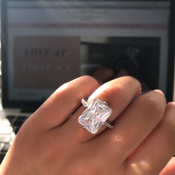 American Diamond Proposal Ring.