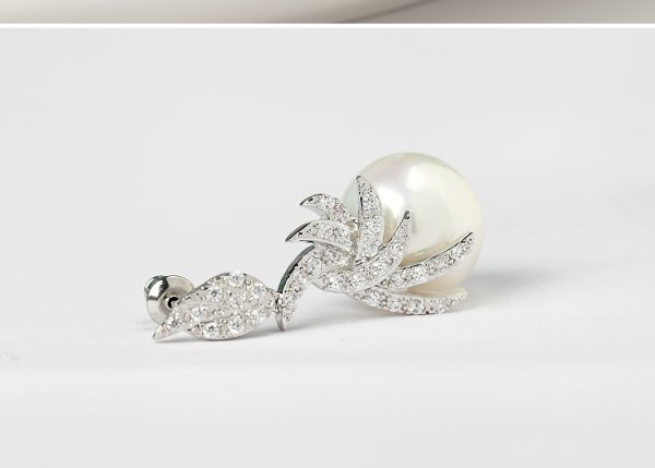 Korean Earring Stone and Pearl Type. - Image 4