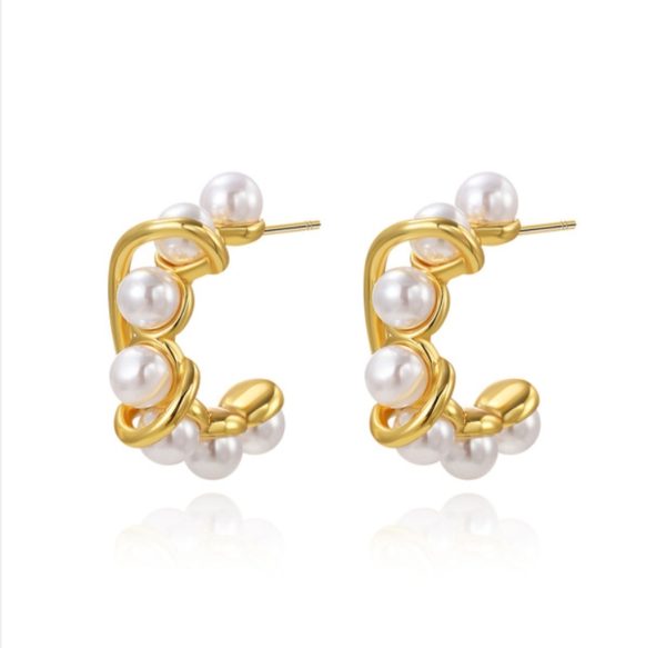 Natural Freshwater Original pearl Earrings. - Image 5