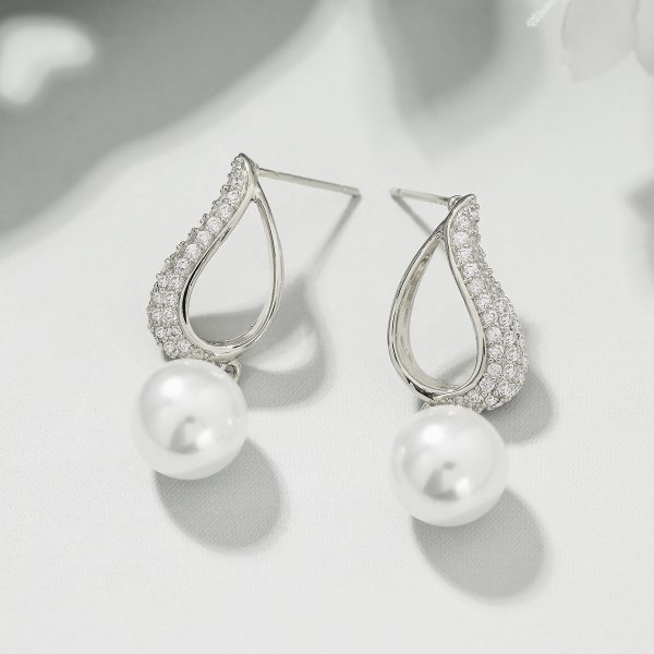 Korean Earring Stone and Pearl Type. - Image 4