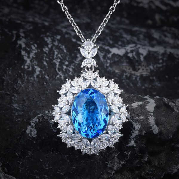 Malabar zircon Diamond Pendent.