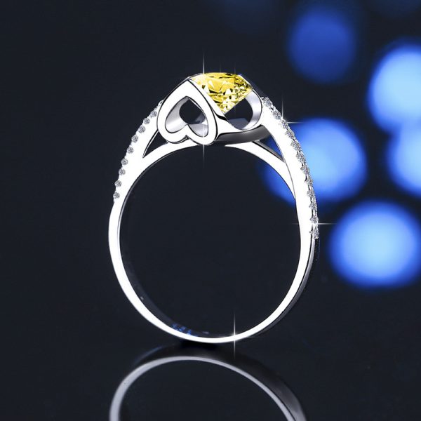 American Diamond Proposal Ring.(golden) - Image 3