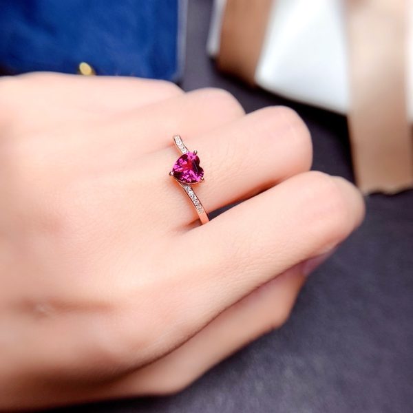 American Diamond Proposal Ring. (Red) - Image 2