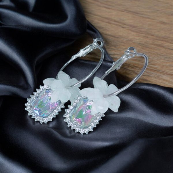 Korean Flower Earring. - Image 2