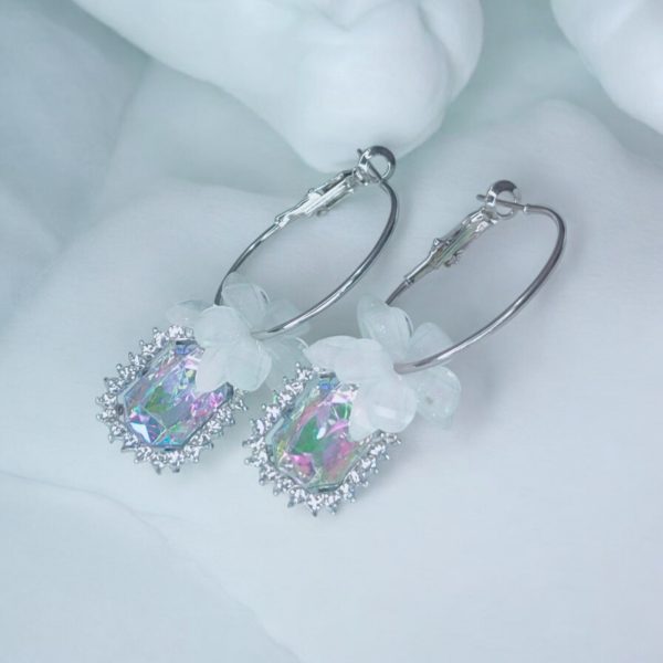 Korean Flower Earring.