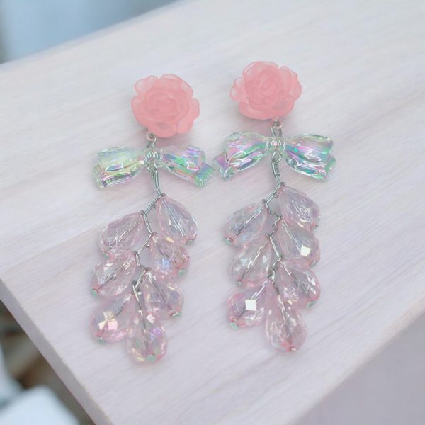 Korean Flower Earring.