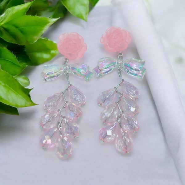 Korean Flower Earring. - Image 2