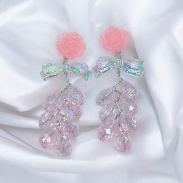 Korean Flower Earring. - Image 3