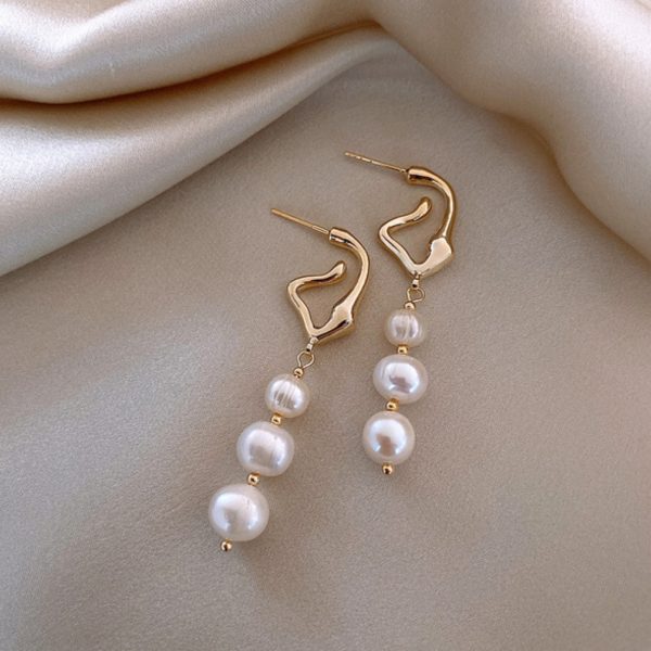 Natural Freshwater Original pearl Earrings. - Image 4