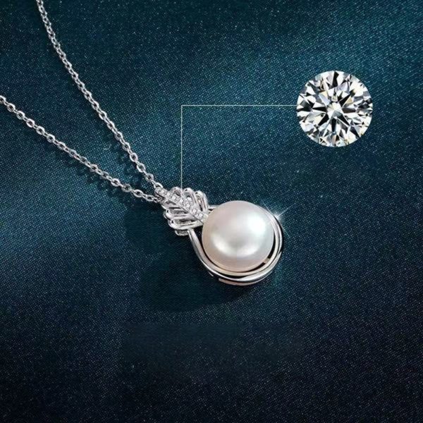 American Diamond Pearl Type Pendant - Image 2